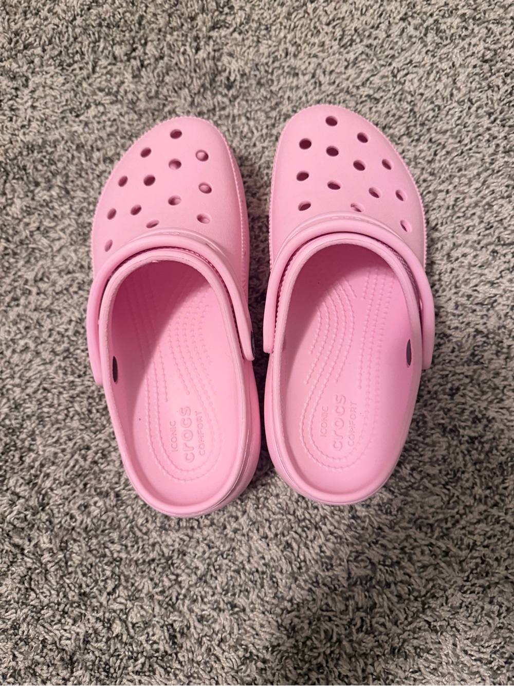 Title: Crocs Classic Platform Clogs Women’s Size 7 Pink NEW Unworn